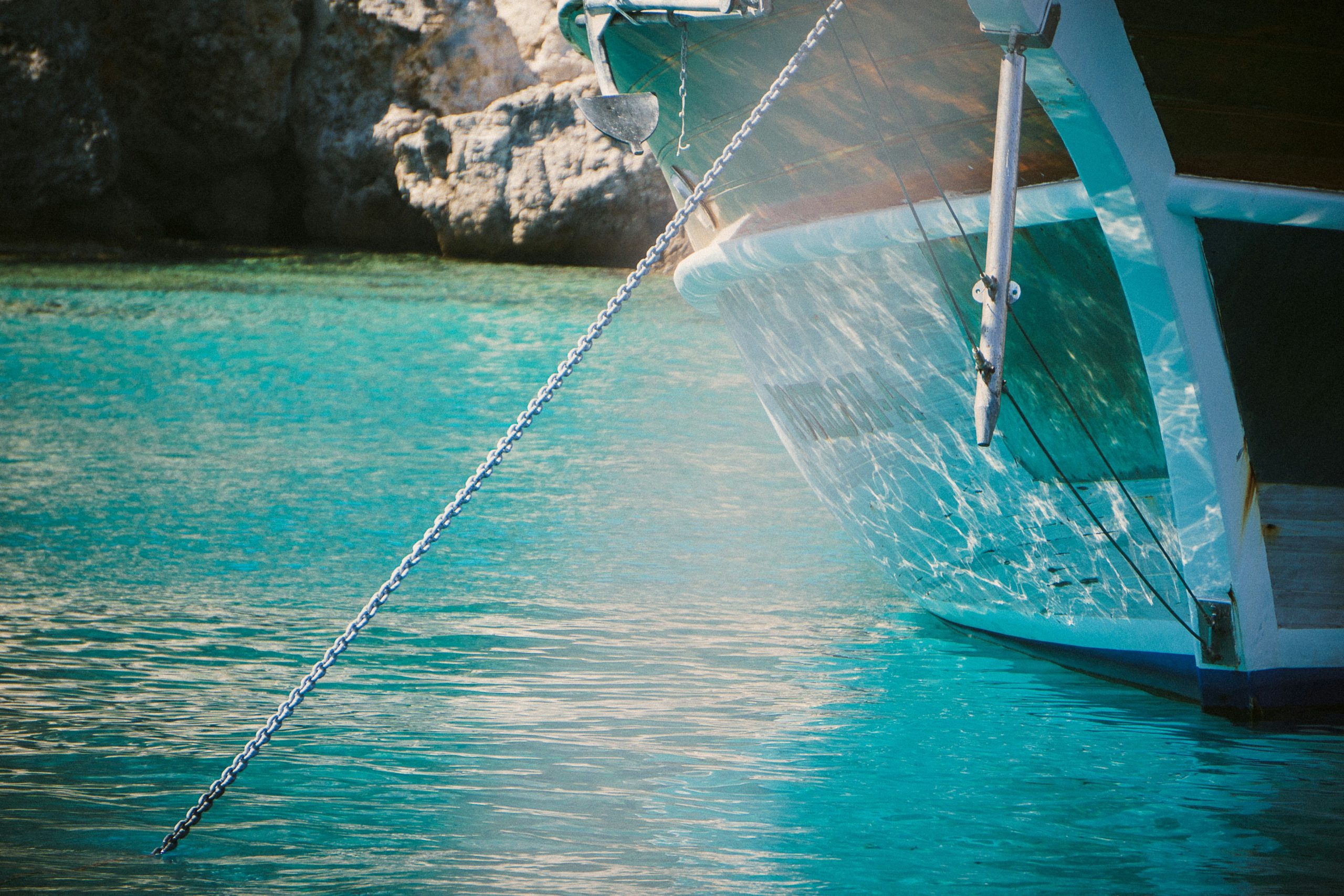 Mouillage bateau